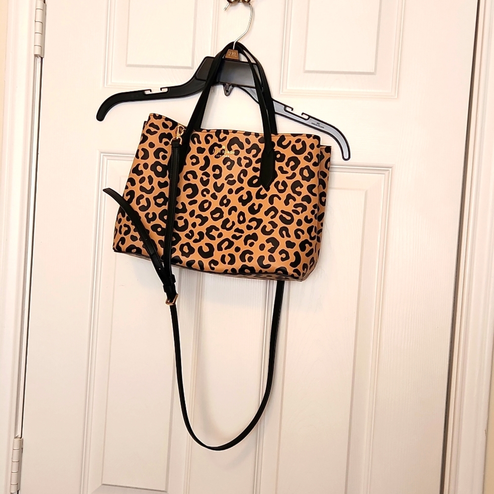 Kate Spade cheetah print tote
